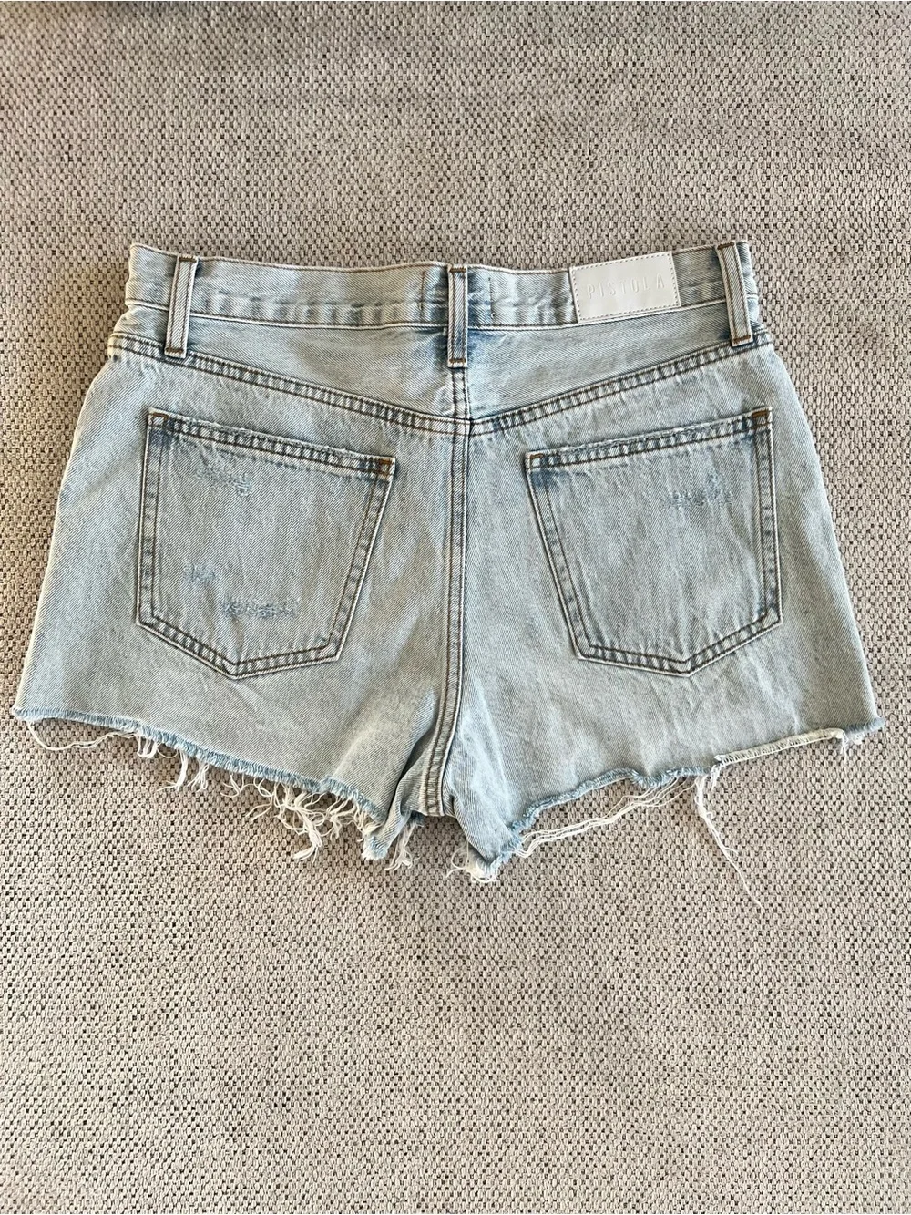 ☀️ Lakeside Cutoffs - Pistola Light Wash Denim Shorts